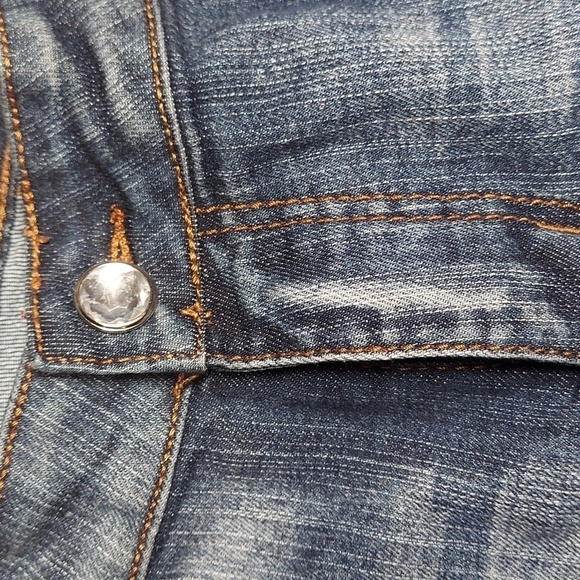 Decibel Women's Distressed Jeans with Rhinestones - Picture 7 of 11